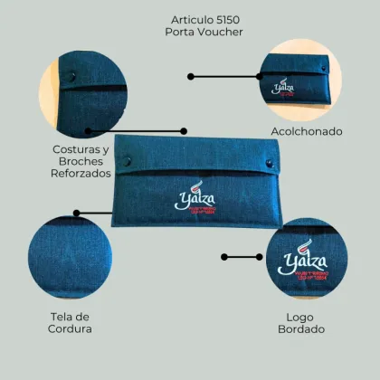 Porta Voucher con broche 5150