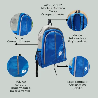 Mochila de tela de Cordura
