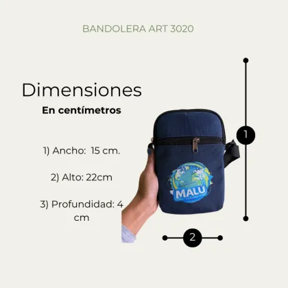 Bandolera de tela cordura 3020