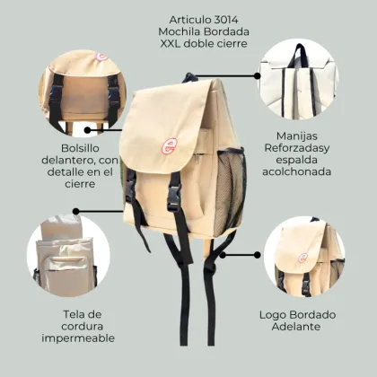 Mochila de tela de Cordura