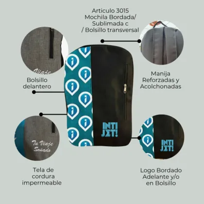Mochila de tela de Cordura Personalizada