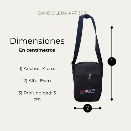 Bandolera de tela cordura 3021