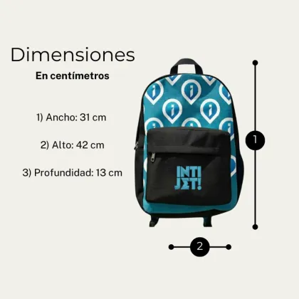 Mochila de tela de Cordura Bordada