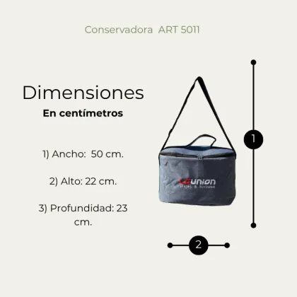 Bolso conservadora bordada 5011