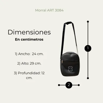 Morral doble de eco cuero